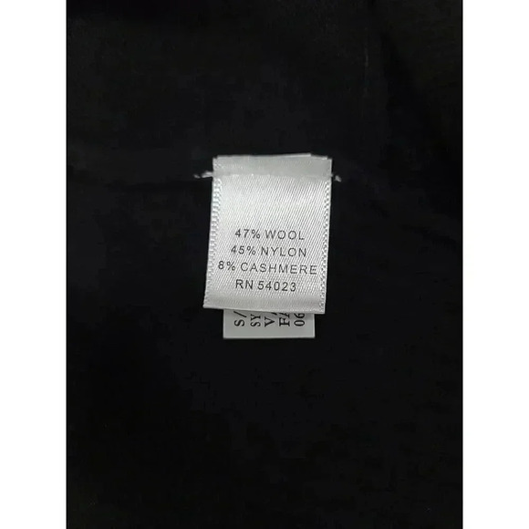 Banana Republic Black Open Front Cardigan Women's Size Small Wool Cashmere Blend - Picture 5 of 7